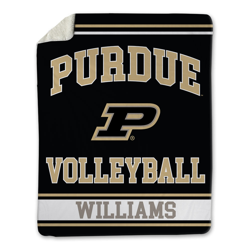 Purdue - NCAA Women's Volleyball : Rachel Raye Williams - Blanket-0