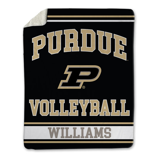 Purdue - NCAA Women's Volleyball : Rachel Raye Williams - Blanket-0