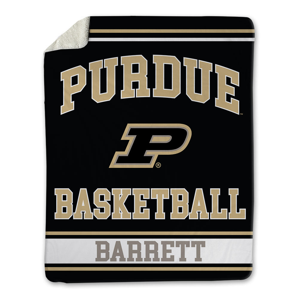 Purdue - NCAA Men's Basketball : Carson Barrett - Blanket-0