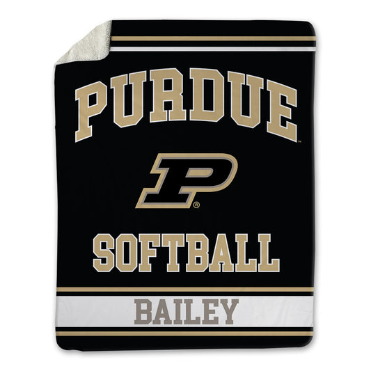 Purdue - NCAA Softball : Kyndall Bailey - Blanket-0