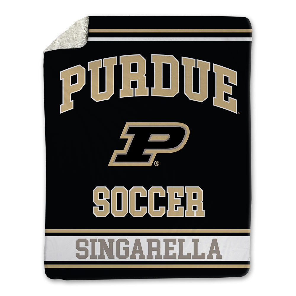 Purdue - NCAA Women's Soccer : Chiara Singarella - Blanket-0