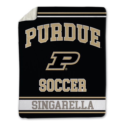 Purdue - NCAA Women's Soccer : Chiara Singarella - Blanket-0