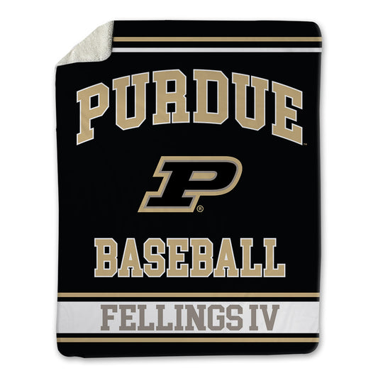 Purdue - NCAA Baseball : Eugene Tro Fellings IV - Blanket-0