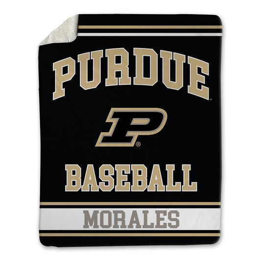 Purdue - NCAA Baseball : Jordan Morales - Blanket-0