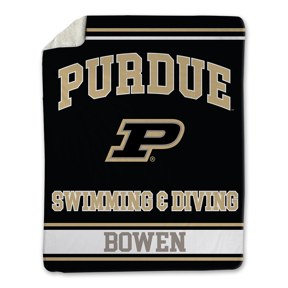 Purdue - NCAA Women's Swimming & Diving : Kendra Bowen - Blanket-0