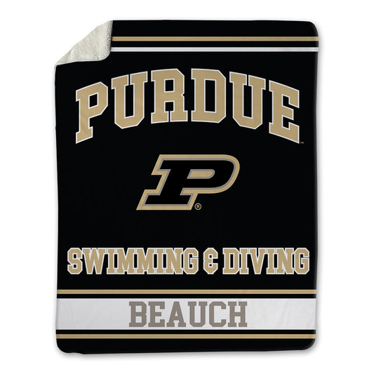 Purdue - NCAA Women's Swimming & Diving : Brooklyn Beauch - Blanket-0