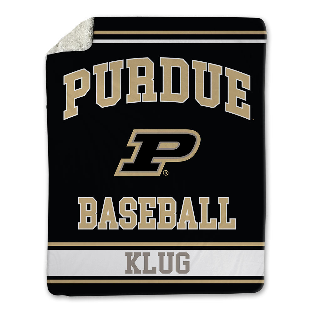 Purdue - NCAA Baseball : Austin Klug - Blanket-0