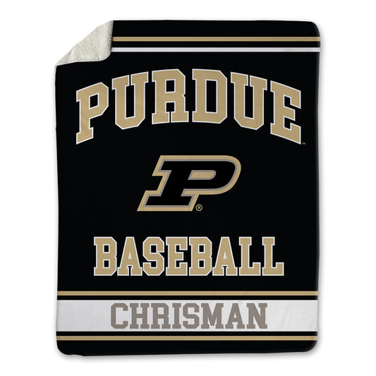 Purdue - NCAA Baseball : Brody Chrisman - Blanket-0