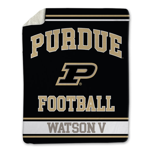 Purdue - NCAA Football : Jesse Watson V - Blanket-0