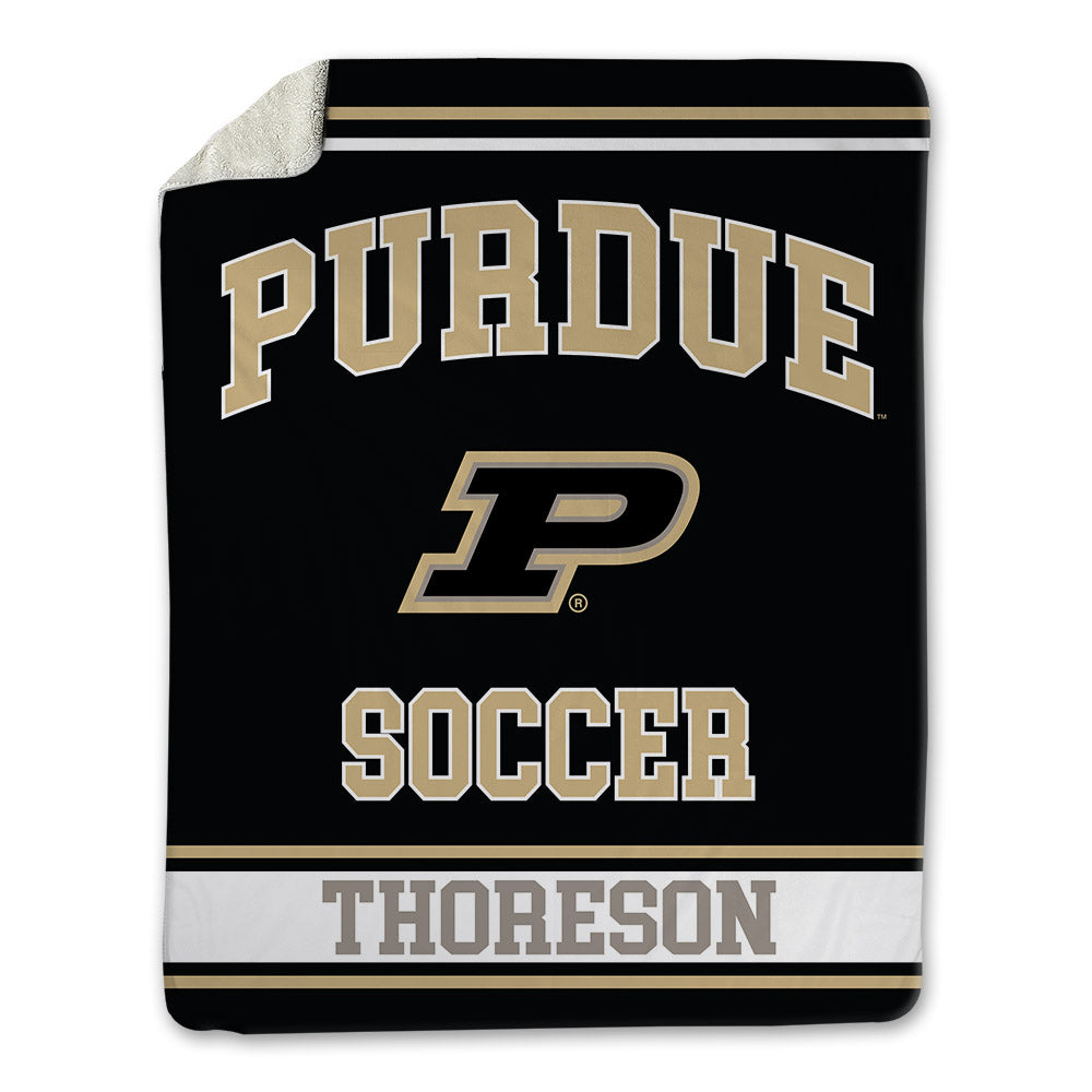 Purdue - NCAA Women's Soccer : Angelina Thoreson - Blanket-0