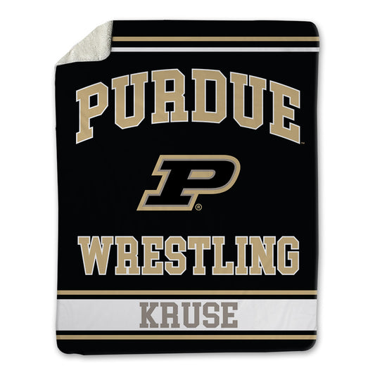 Purdue - NCAA Wrestling : Trey Kruse - Blanket-0