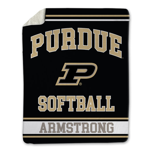 Purdue - NCAA Softball : Ansley Armstrong - Blanket-0