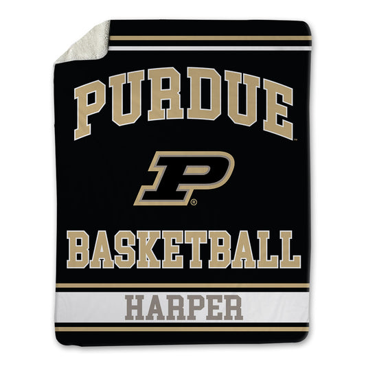 Purdue - NCAA Women's Basketball : Alaina Harper - Blanket-0