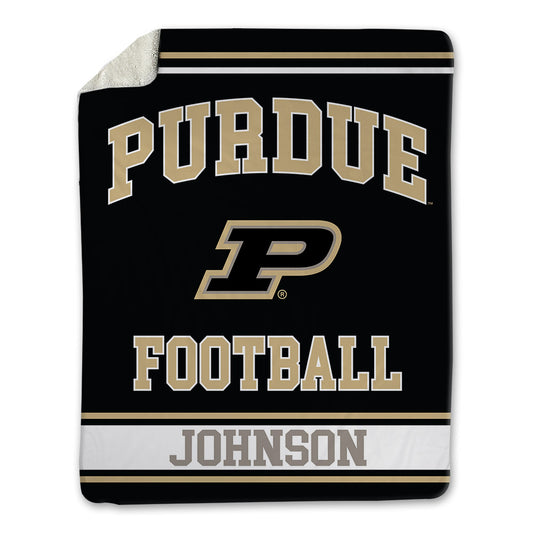 Purdue - NCAA Football : Austin Johnson - Blanket-0