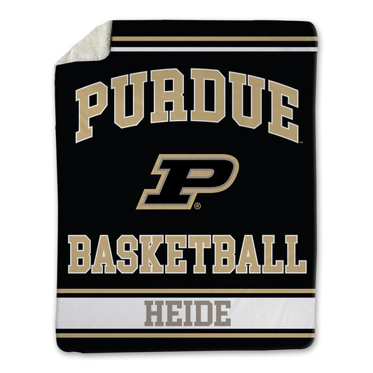 Purdue - NCAA Men's Basketball : Camden Heide - Blanket-0