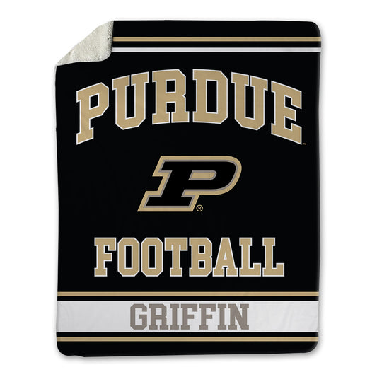 Purdue - NCAA Football : Luke Griffin - Blanket-0