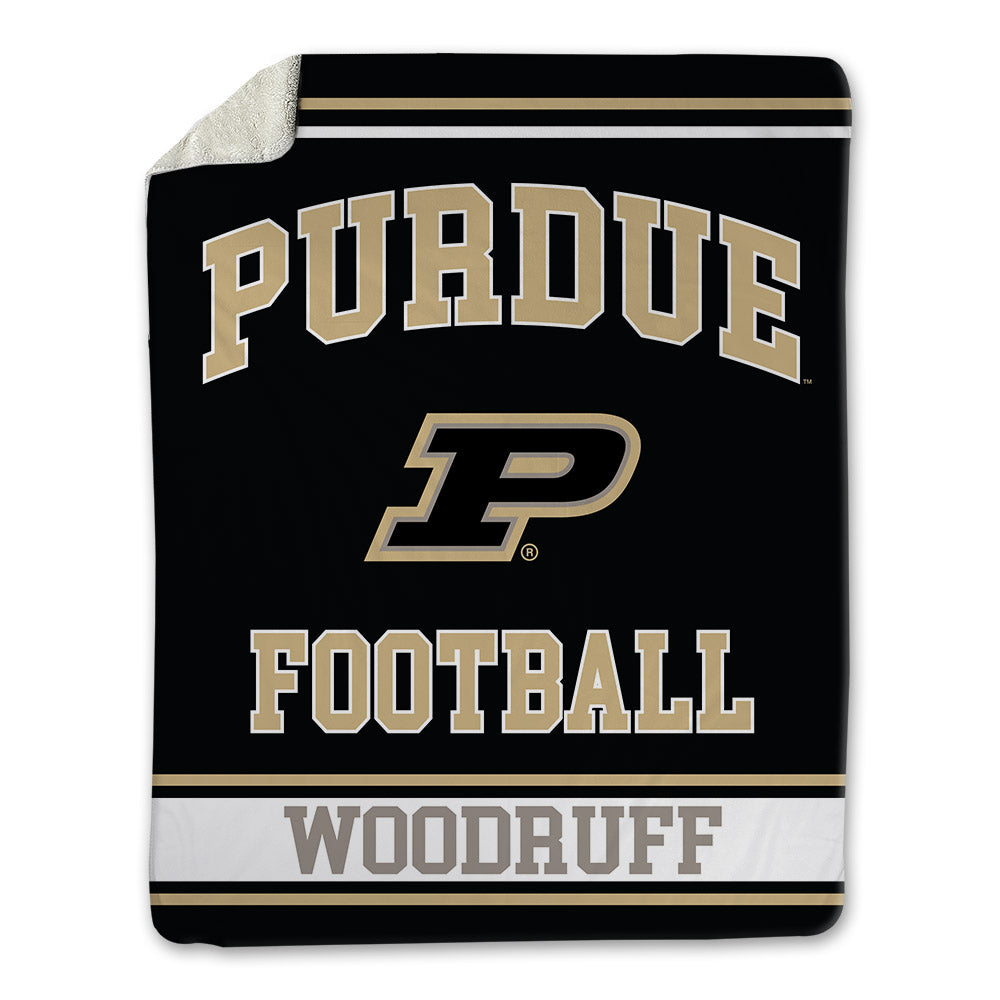Purdue - NCAA Football : Drew Woodruff - Blanket-0