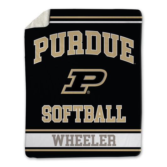 Purdue - NCAA Softball : Mallory Wheeler - Blanket-0