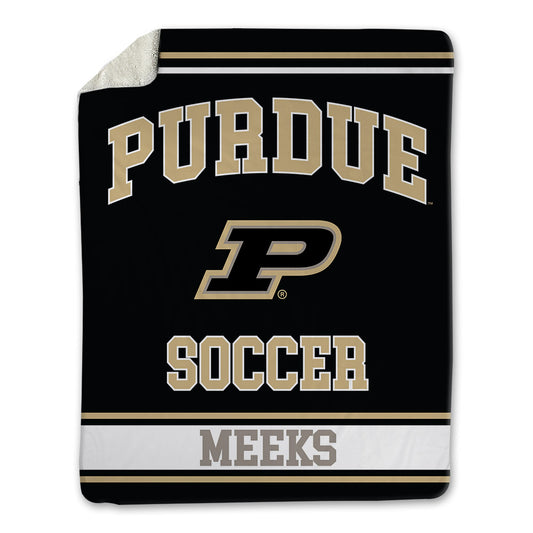 Purdue - NCAA Women's Soccer : Lauren Meeks - Blanket-0