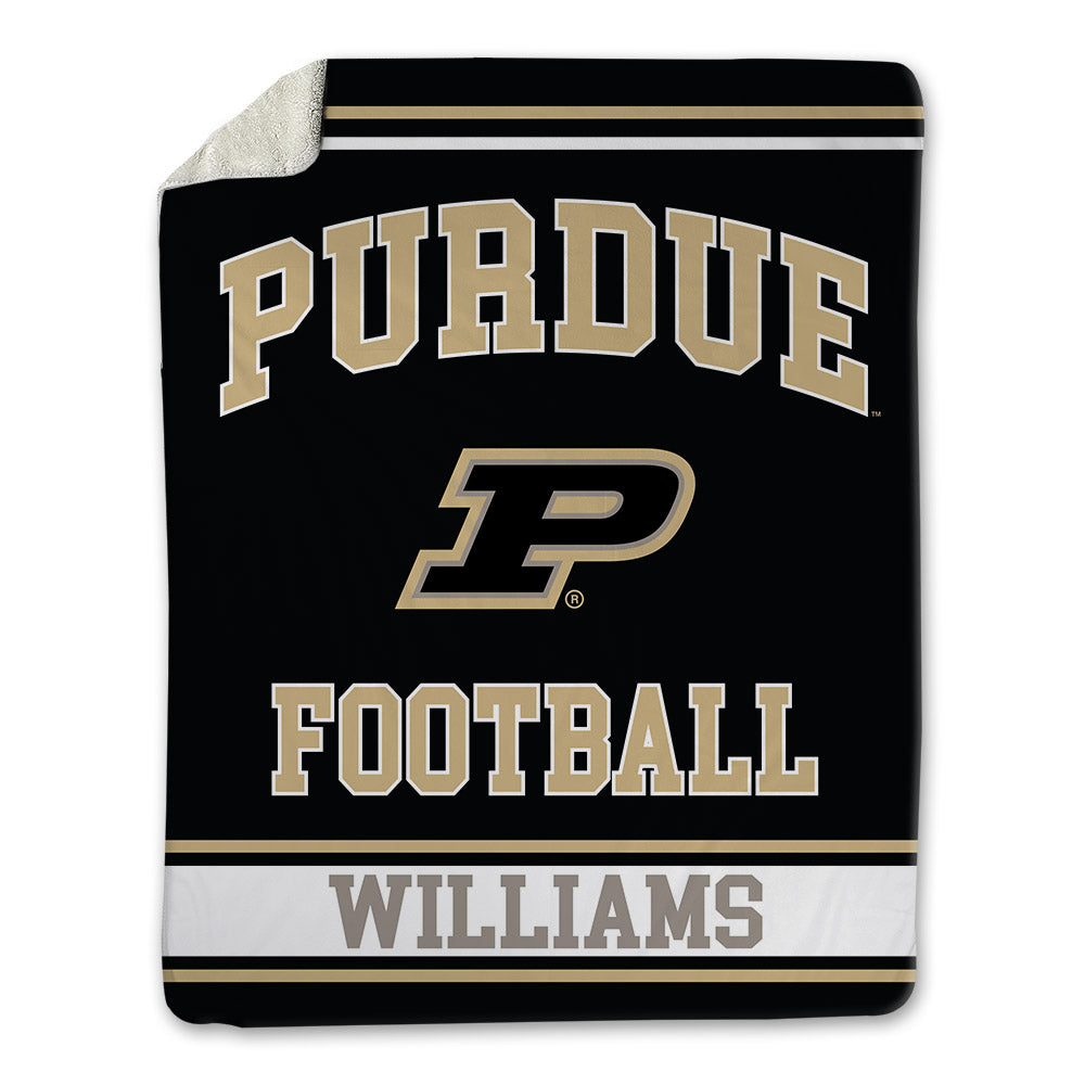 Purdue - NCAA Football : Zeke Williams - Blanket-0