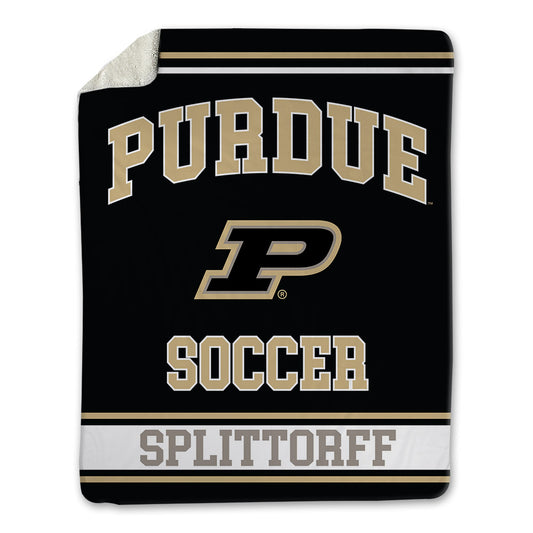 Purdue - NCAA Women's Soccer : Naomi Splittorff - Blanket-0