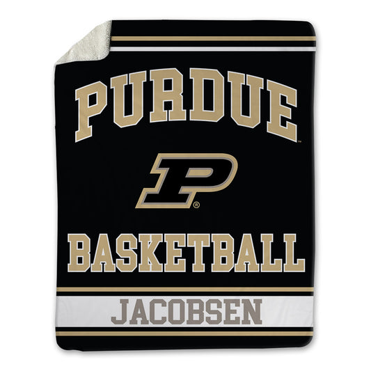 Purdue - NCAA Men's Basketball : Daniel Jacobsen - Blanket-0