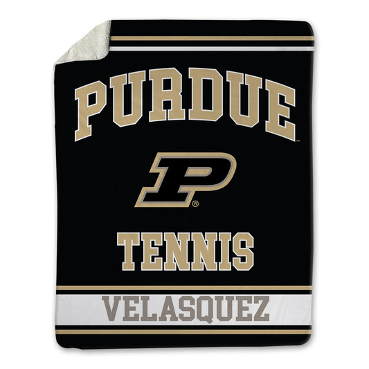 Purdue - NCAA Men's Tennis : Juan David Velasquez - Blanket-0