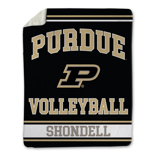 Purdue - NCAA Women's Volleyball : Allie Shondell - Blanket-0