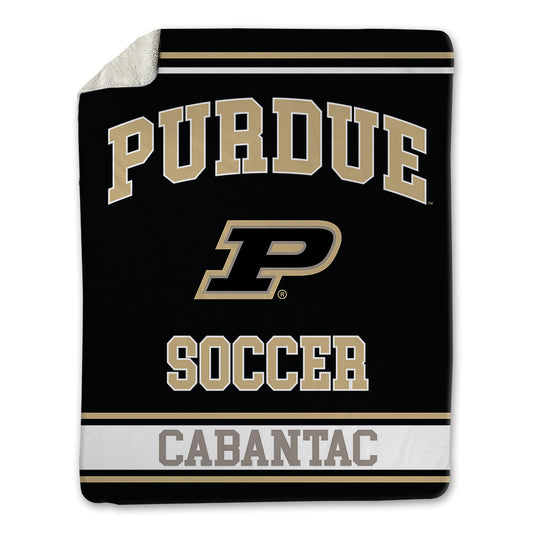 Purdue - NCAA Women's Soccer : Anisten Cabantac - Blanket-0