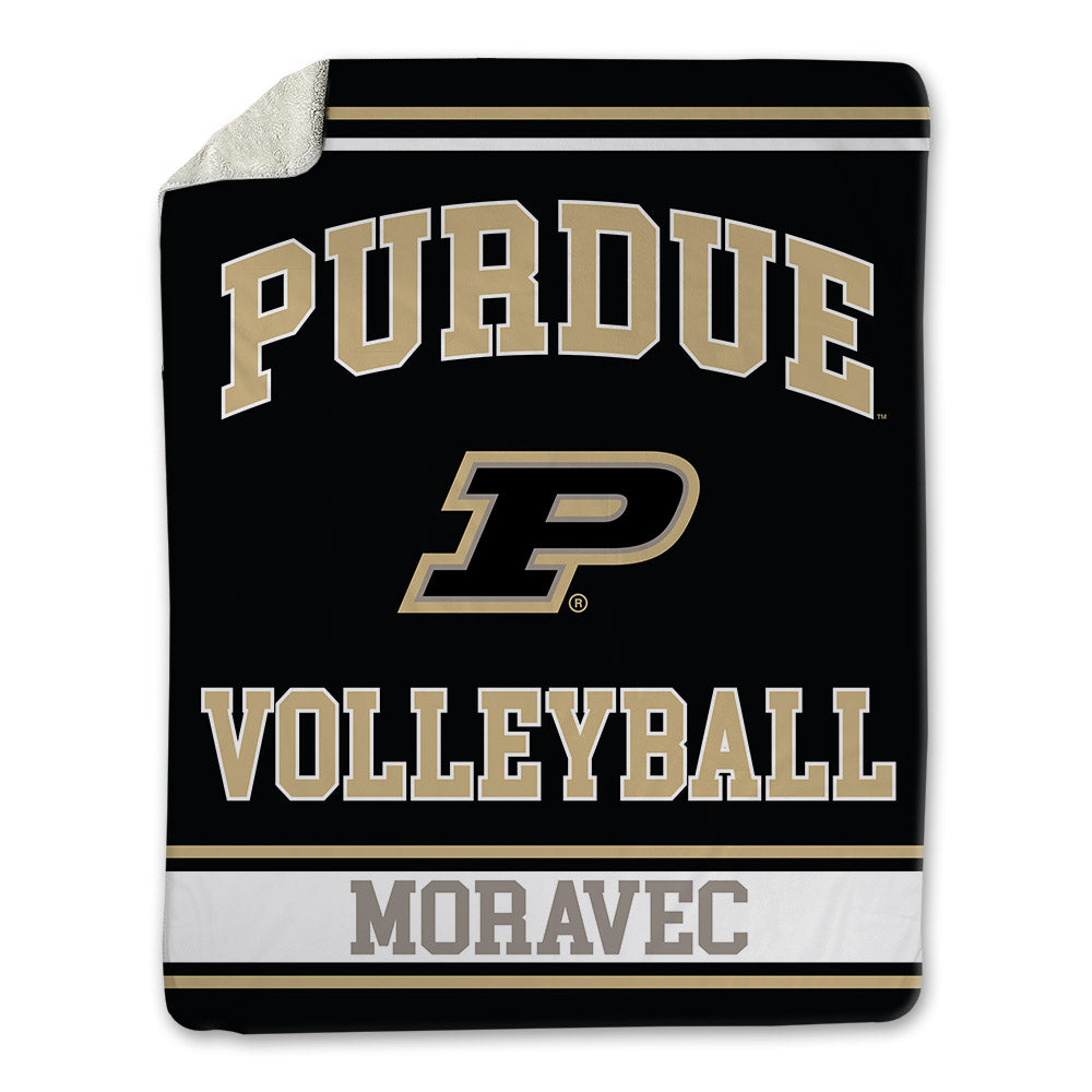 Purdue - NCAA Women's Volleyball : Nataly Moravec - Blanket-0