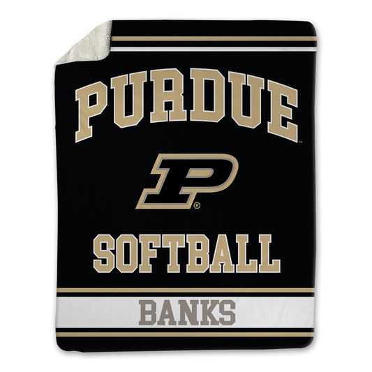 Purdue - NCAA Softball : Khloe Banks - Blanket-0