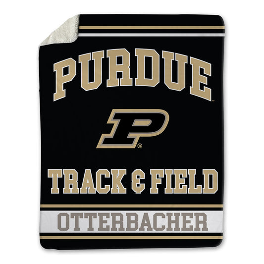 Purdue - NCAA Men's Track & Field : Brett Otterbacher - Blanket-0