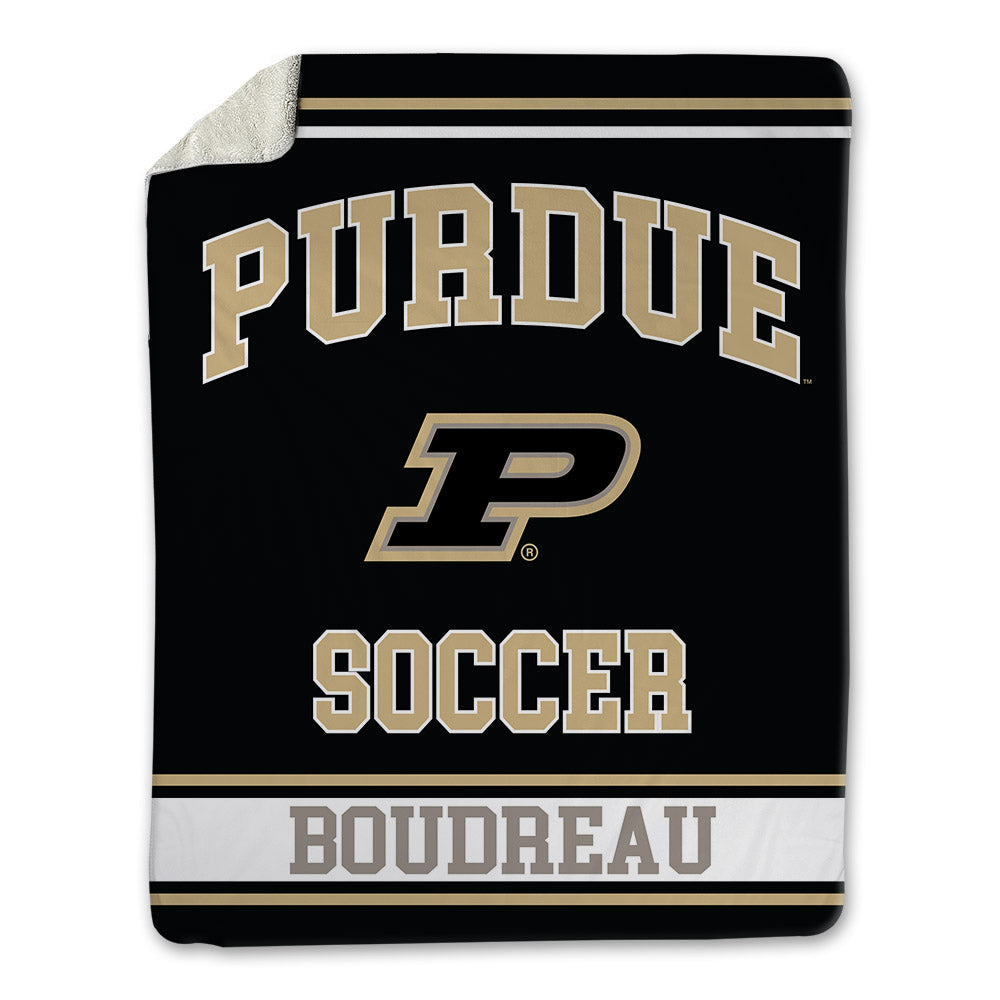 Purdue - NCAA Women's Soccer : Sydney Boudreau - Blanket-0