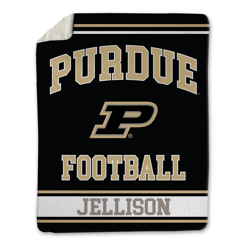 Purdue - NCAA Football : Logan Jellison - Blanket-0