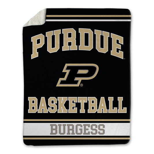 Purdue - NCAA Men's Basketball : Raleigh Burgess - Blanket-0