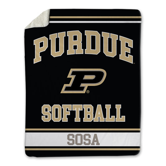 Purdue - NCAA Softball : Gabriela Sosa - Blanket-0