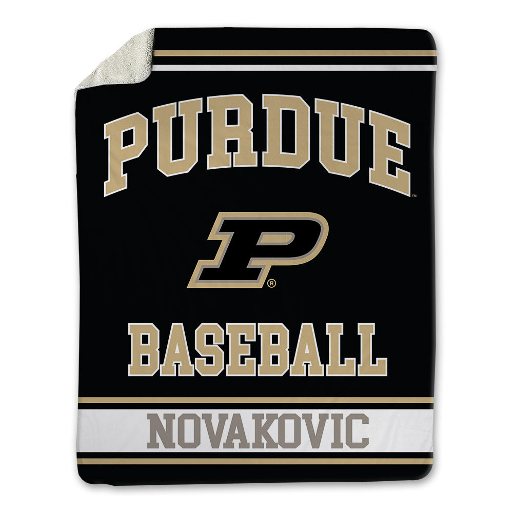 Purdue - NCAA Baseball : James Novakovic - Blanket-0