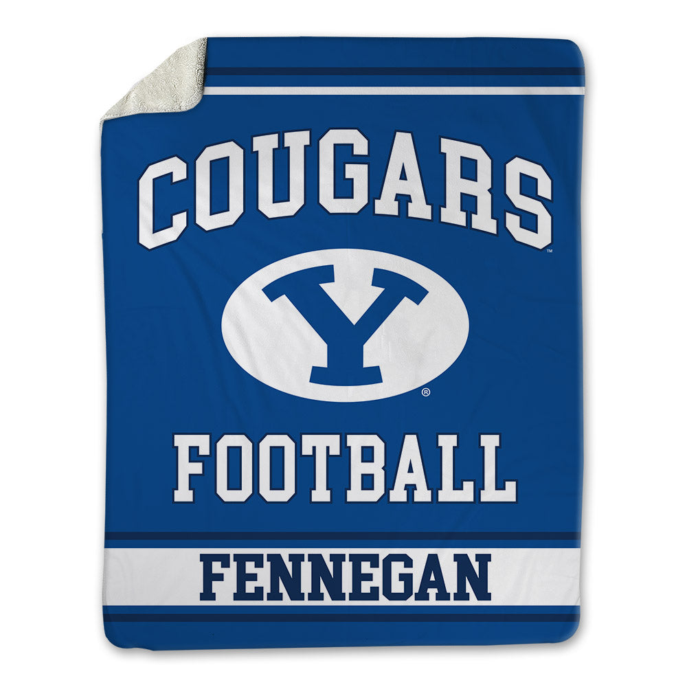 BYU - NCAA Football : Cade Fennegan - Blanket-0