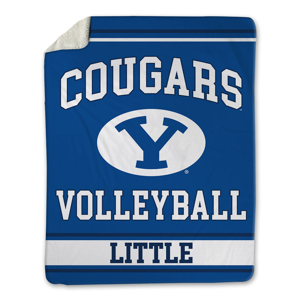 BYU - NCAA Women's Volleyball : Claire Little - Blanket-0