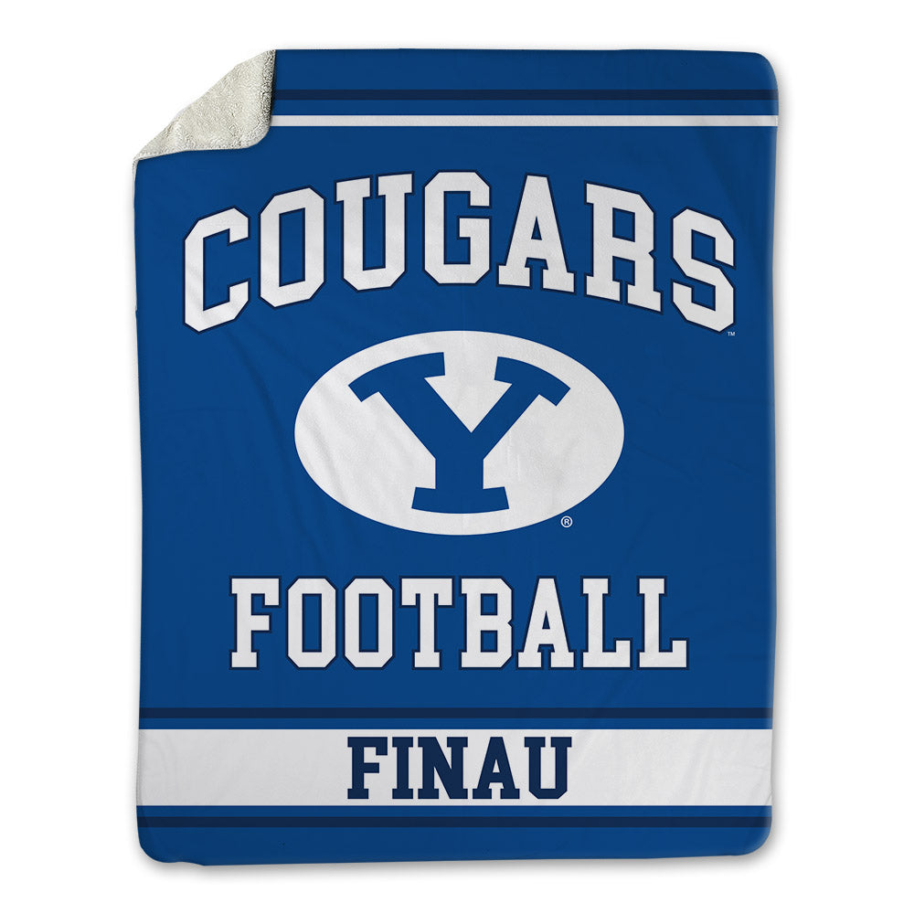 BYU - NCAA Football : Lucky Finau - Blanket-0