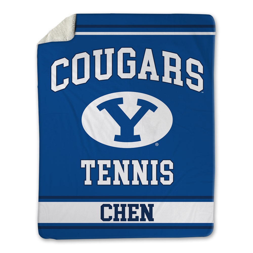 BYU - NCAA Women's Tennis : Yuyun Chen - Blanket-0