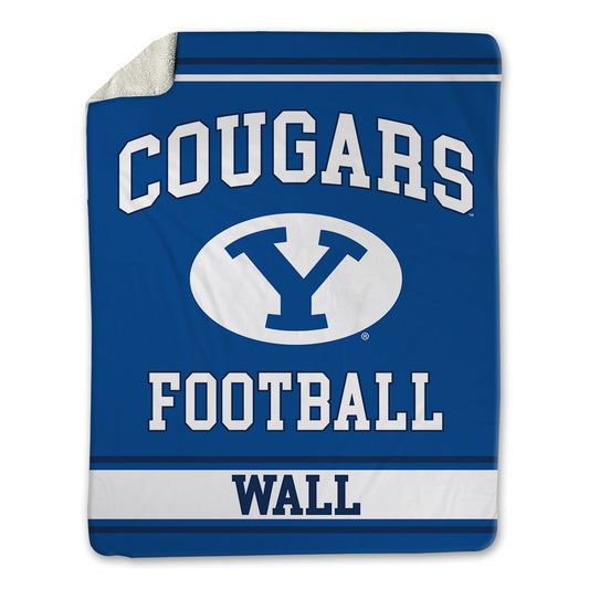 BYU - NCAA Football : Tanner Wall - Blanket-0