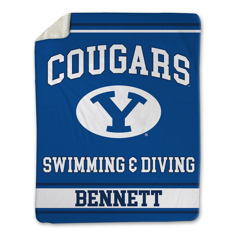 BYU - NCAA Women's Swimming & Diving : Taylor Bennett - Blanket-0
