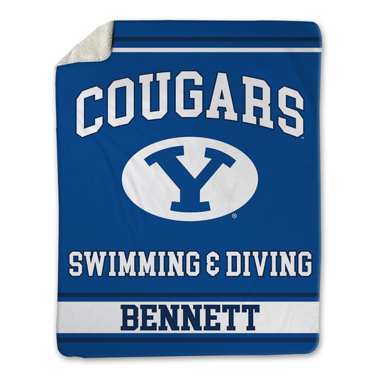 BYU - NCAA Women's Swimming & Diving : Taylor Bennett - Blanket-0