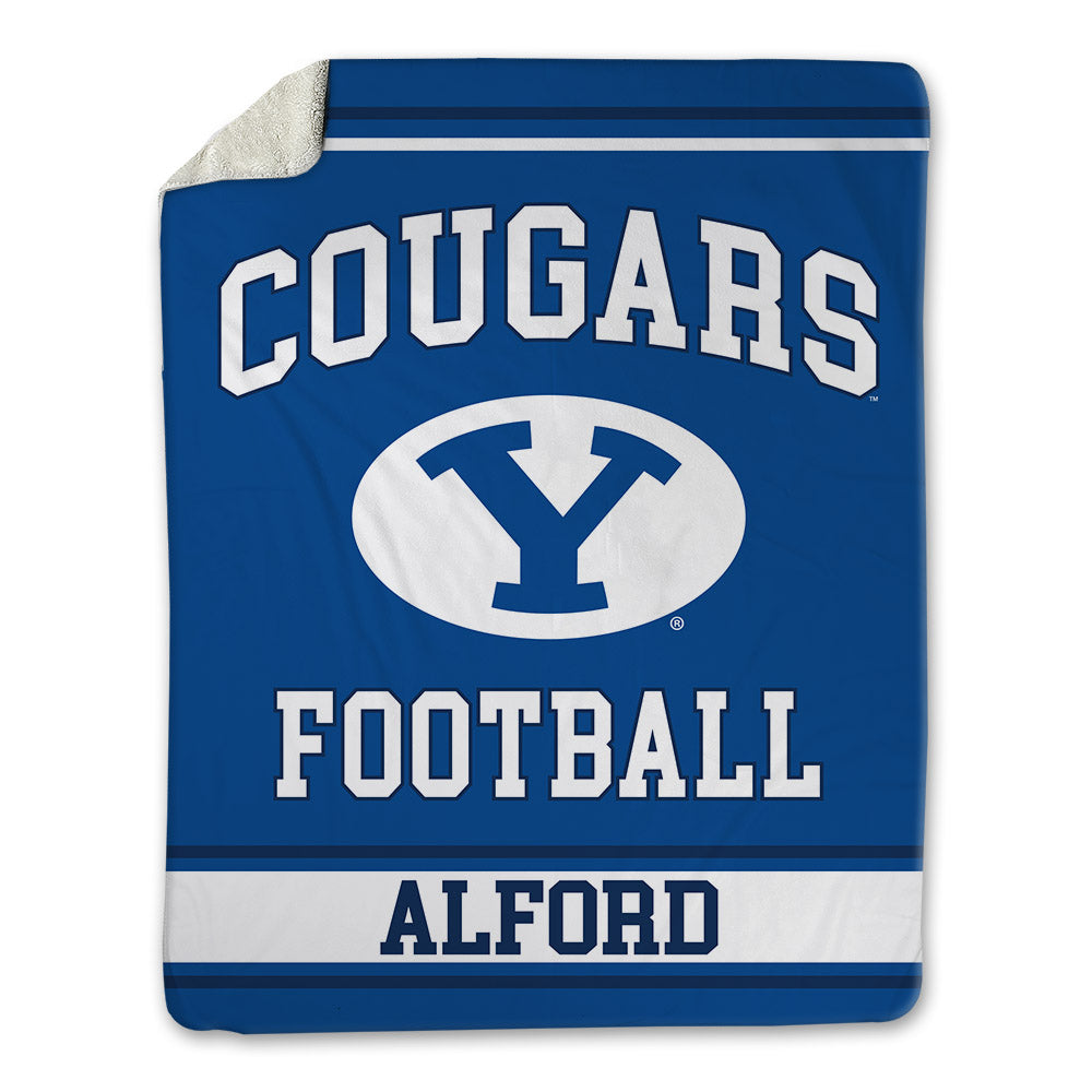 BYU - NCAA Football : Max Alford - Blanket-0