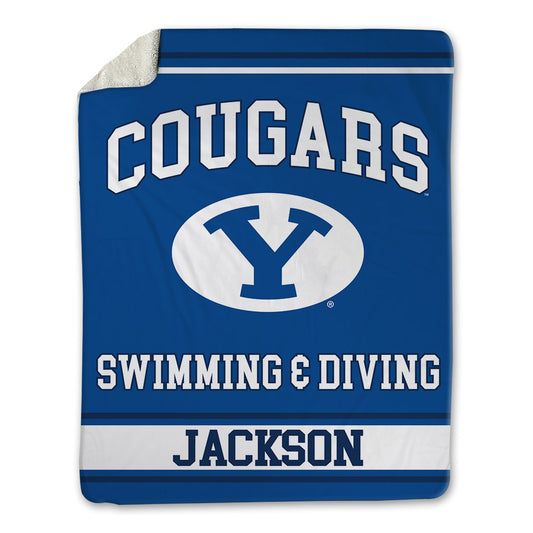 BYU - NCAA Women's Swimming & Diving : Alexia Jackson - Blanket-0