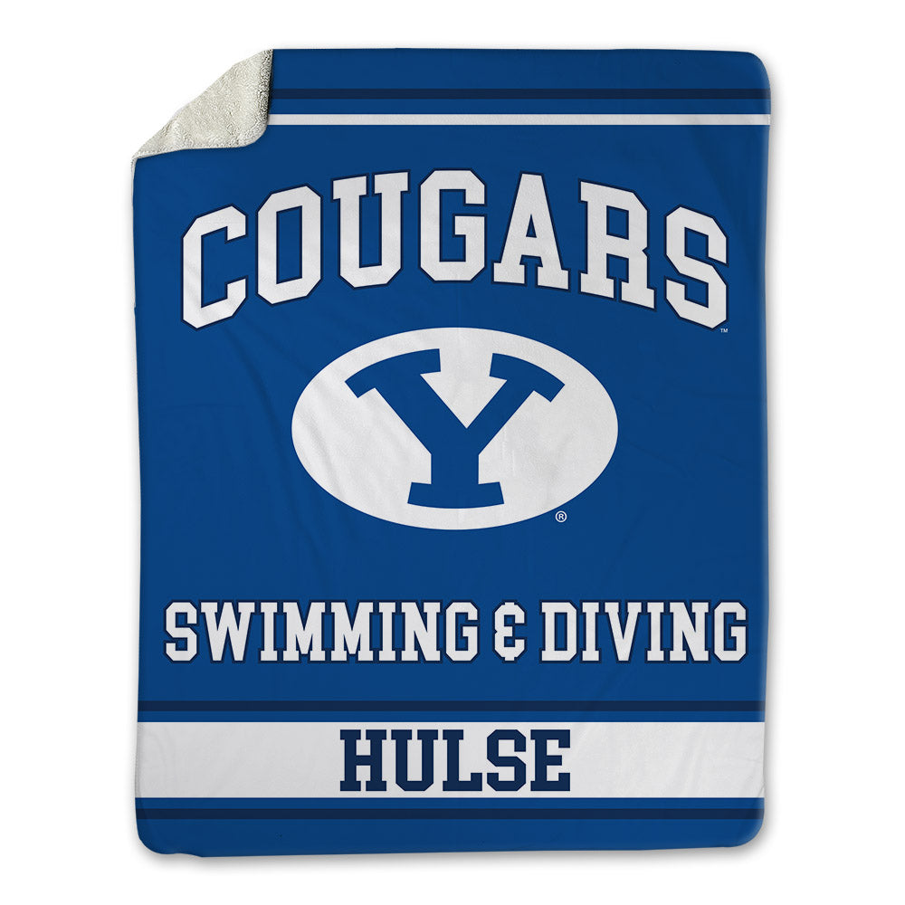 BYU - NCAA Women's Swimming & Diving : Katya Hulse - Blanket-0