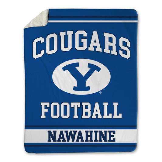 BYU - NCAA Football : Enoch Nawahine - Blanket-0