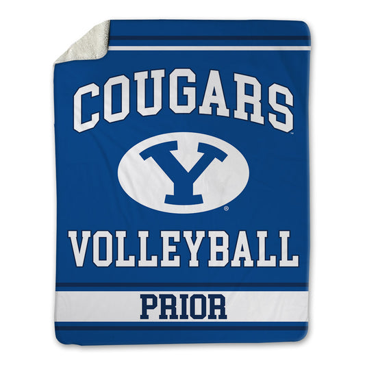 BYU - NCAA Women's Volleyball : Kate Prior - Blanket-0