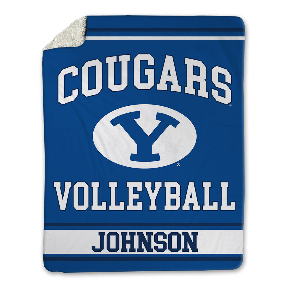 BYU - NCAA Women's Volleyball : Kaieva Johnson - Blanket-0